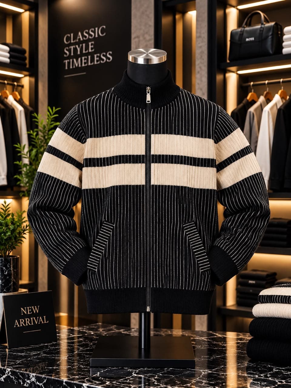 Zip up sweater