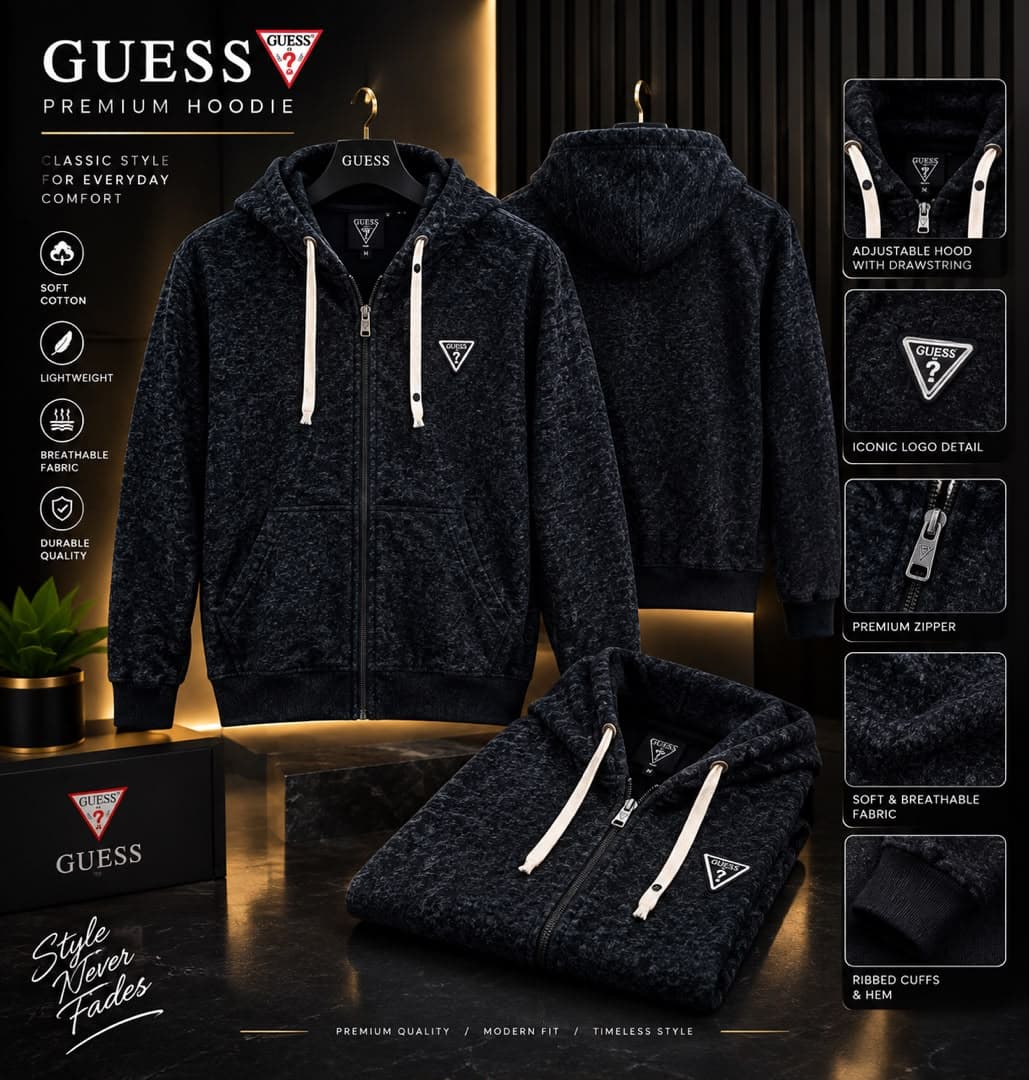 Guess zip up jumper