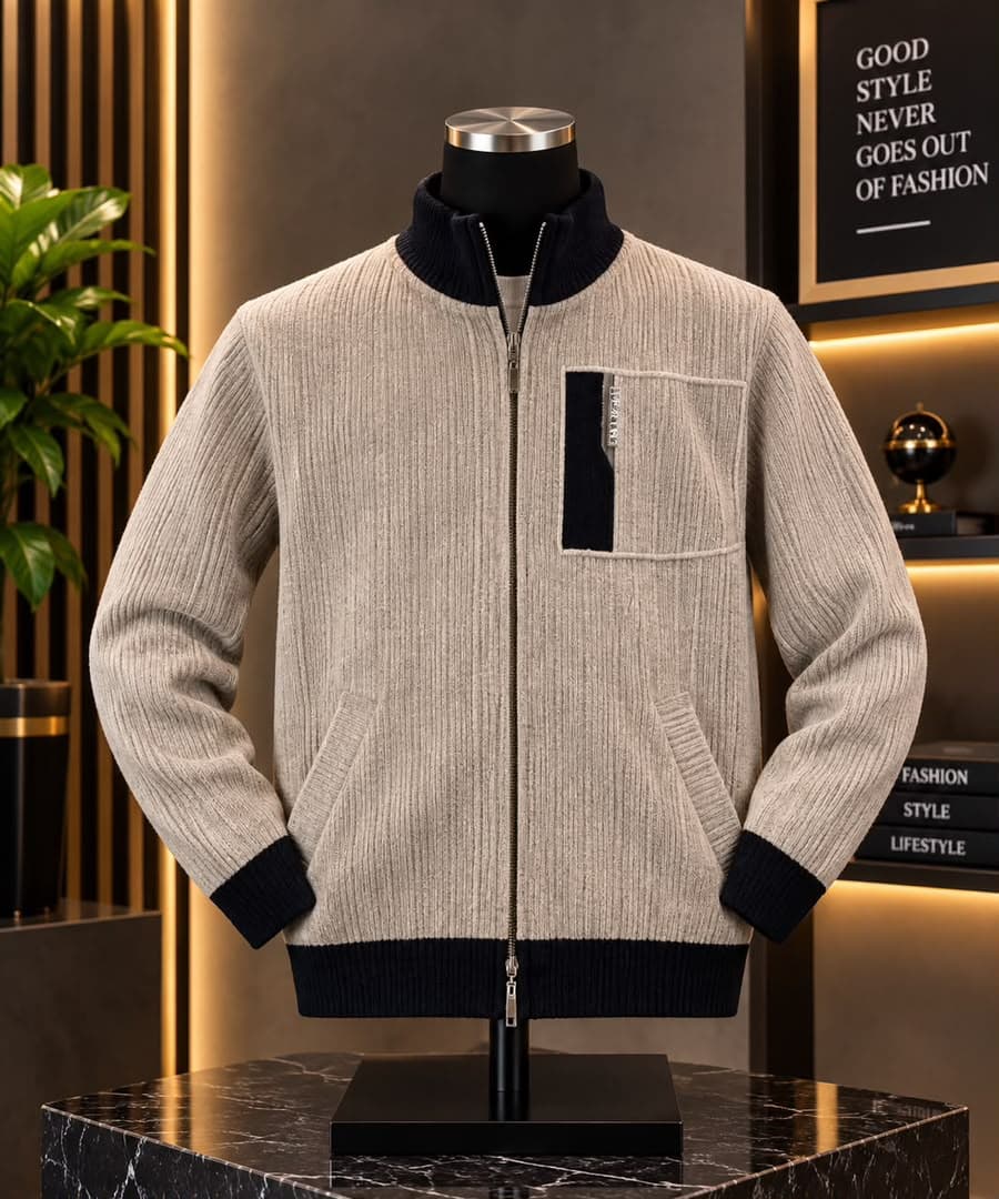 Knitted Track sweater
