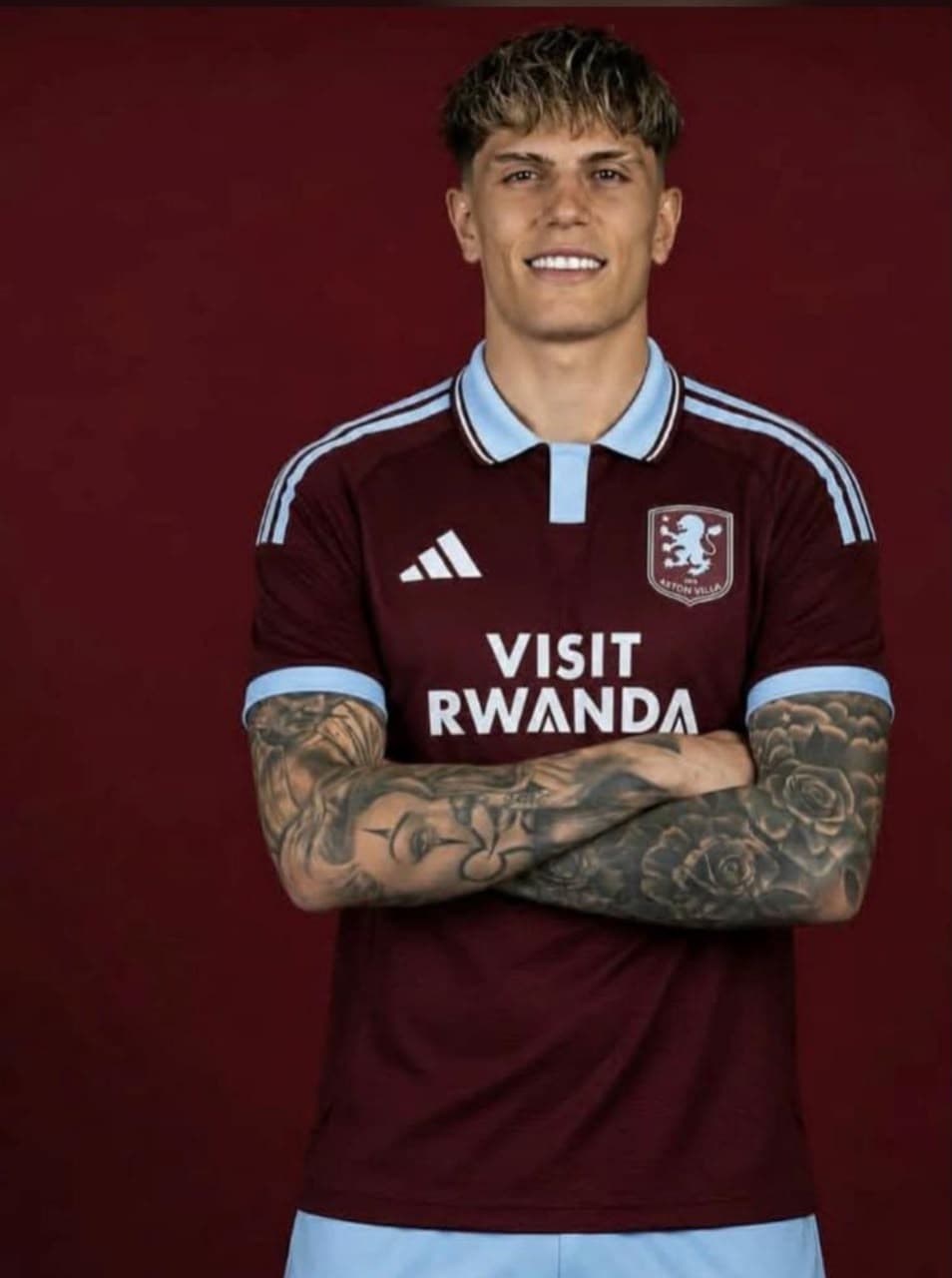 Aston Villa football jersey