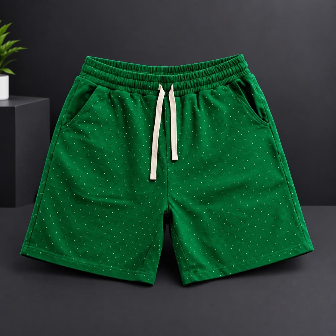 Patterned lounge shorts