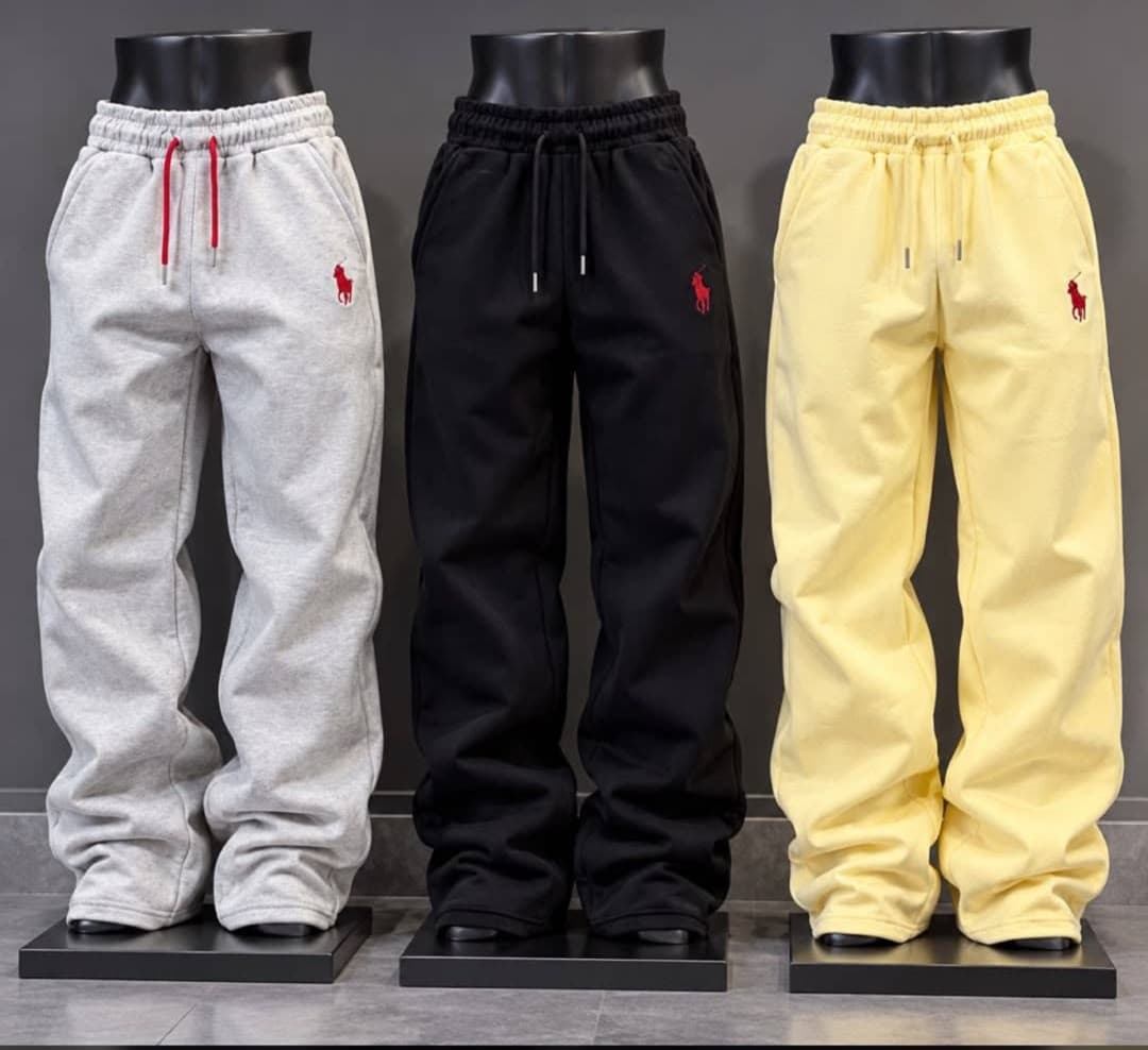 Wide-Leg Sweatpants