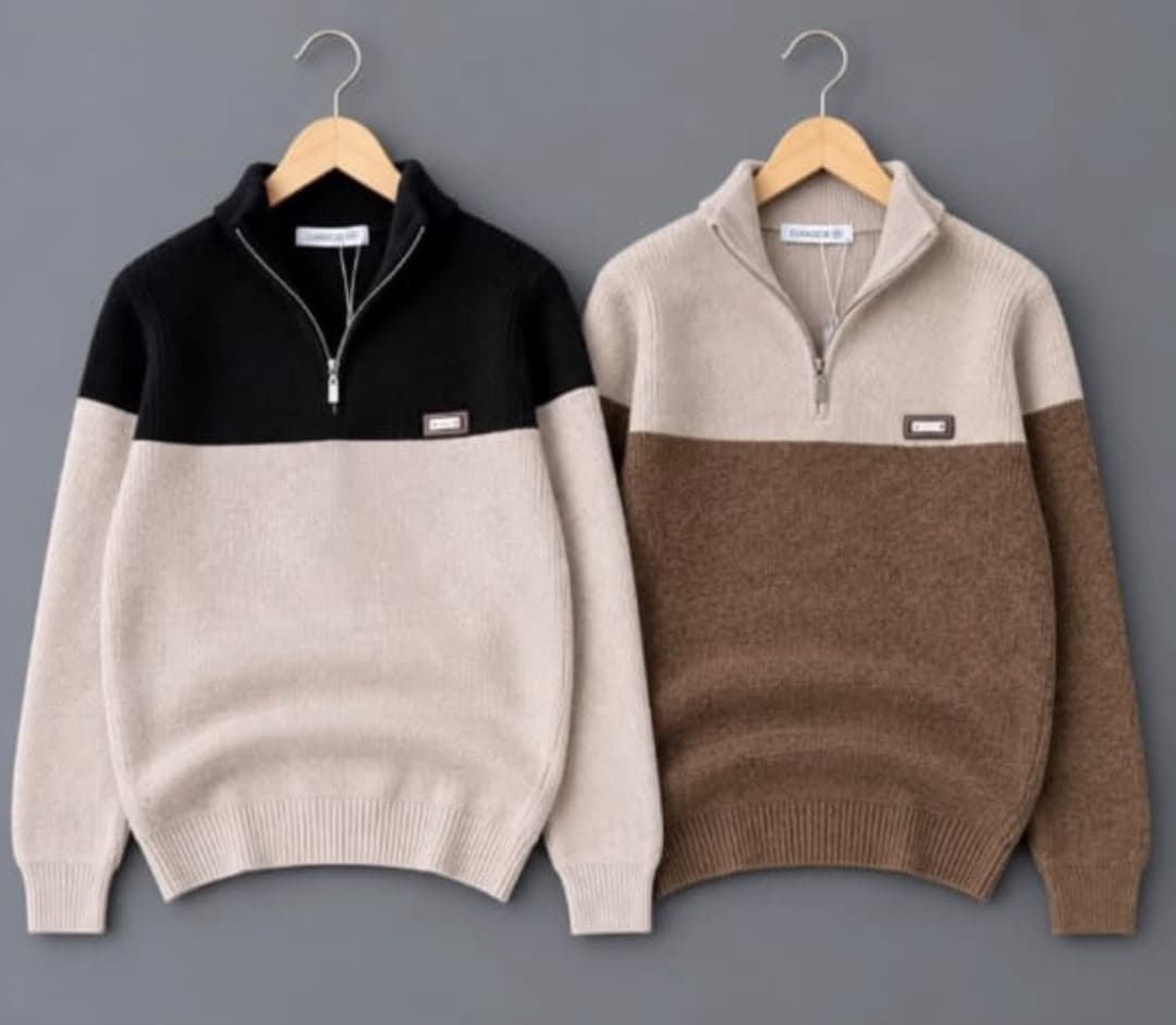Half-Zip Knit Pullover