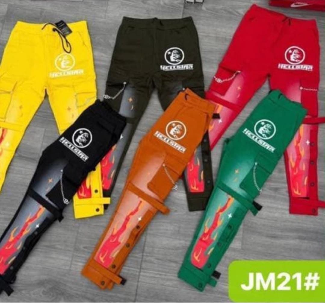 Strapped Graphic Jogging